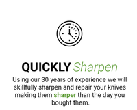 Get Sharp UK Professional Knife Sharpening Service by Post - Knife Sharp